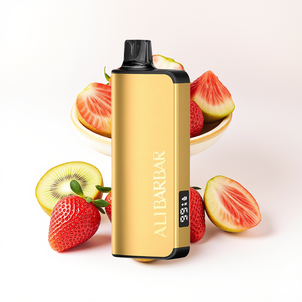 Strawberry-Kiwi.png Alibarbar Ingot Non-Rechargeable 9000 Puffs Disposable Vape - Image 1