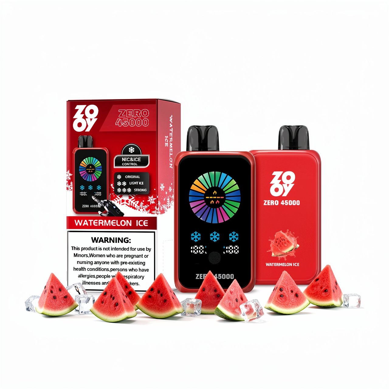 Watermelon-Ice0 ZOOY VAPE ZERO 45000 Puffs Disposable Vape - Image 1